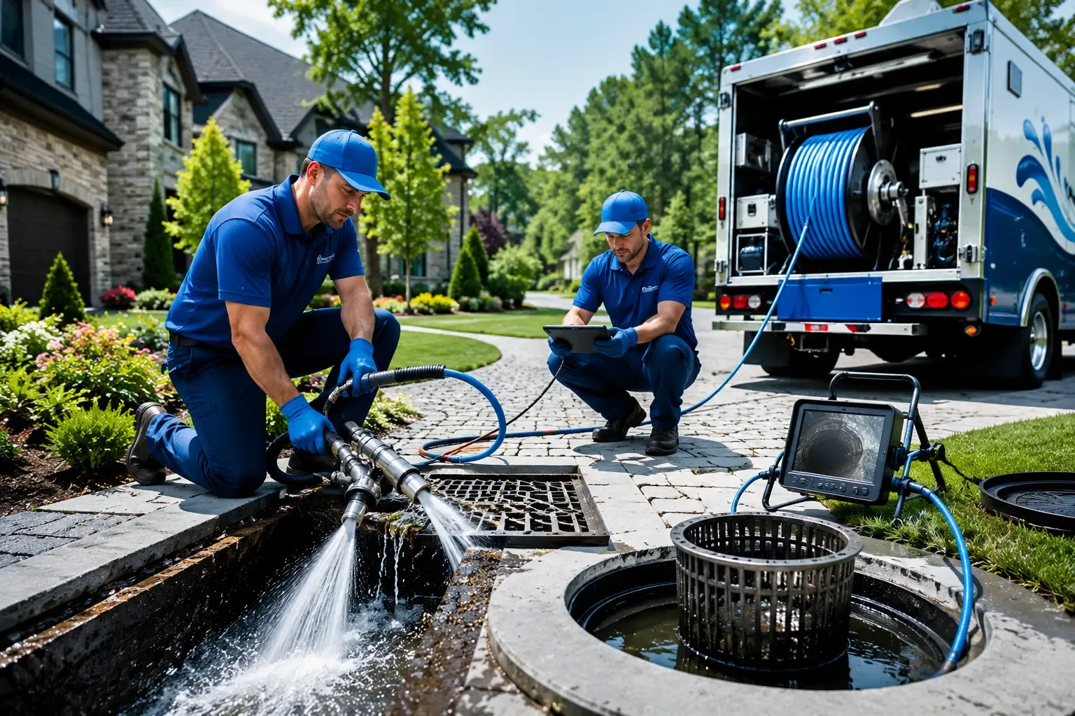 Local outdoor drain cleaning professionals in Coopersville, MI