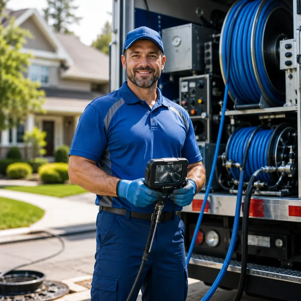 Local outdoor drain cleaning specialists in Coopersville, MI